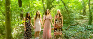 Grace Wright-Spinks, Dorothy Wright-Spinks, Phoebe Coco and Sophie Wright performing Tree Song